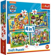 PRÁZDNINOVÉ PUZZLE Tlapková patrola 4V1 207 KUSOV. KLUB