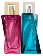 AVON ATTRACTION ZATVOR SET 2 KOZMETIKA VODA 50 ML + VODA 75 ML