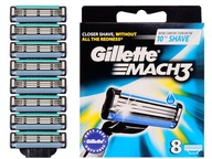 GILLETTE MACH 3 ČEPEĽOVÉ VLOŽKY CLIVER KNIVES x8