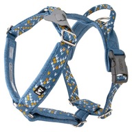 Hurtta Razzle-Dazzle Y-Harness Ochranný postroj Bilberry pre psov 55-65cm