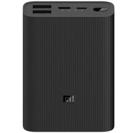 Powerbanka 10000 mAh 22W Xiaomi 3 porty Čierna malá