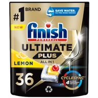 Finish Ultimate Plus Kapsule do umývačky riadu 36 Citrón