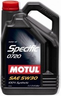 ŠPECIFICKÉ MOTUL 0720 5W30 RENAULT 5L