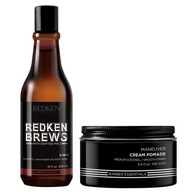 Redken Brews Maneuver krémový pomádový šampón 3v1