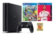 TENKÁ KONZOLA SONY PS4 PLAYSTATION 4 1TB+PAD+HRY