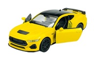 WELLY 2024 FORD MUSTANG GT YELLOW 1:34 KOV NOVÝ MODEL 43836