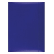 Zakladač s elastickým kartónom A4 300g/m2 3-list modrý