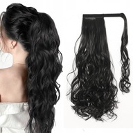 KITKA Predĺženie do chvosta Curly Hair Curls Waves PL Black