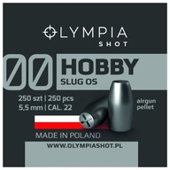 Olympia Shot Slug Hobby pelety 5,5 mm - 250 ks Diabolo