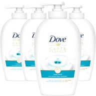 Dove Care Protect Tekuté mydlo s pumpičkou 4x250 ml