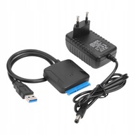 ADAPTÉR PRE HDD SSD DISK USB 3.0 SATA 12V napájanie