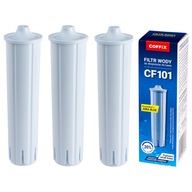 3x VODNÝ FILTER PRE espresso kávovar CLARIS Blue COFFIX CF101