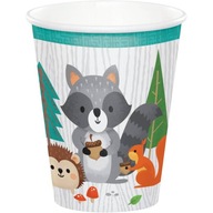 Papierové kelímky Woodland Animals 250ml 8 ks