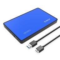 Orico HDD SSD USB 3.1 puzdro kovové modré