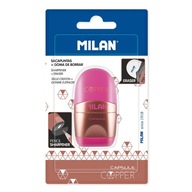 Milan Sharpener - guma CAPSULE COPPER ružová 1 ks.