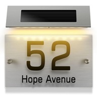 Solar Lights Houses Numbers LED Marker