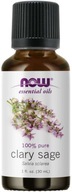 NOW FOODS Esenciálny olej Clary Sage 30 ml