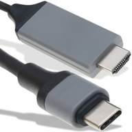 KÁBLOVÝ ADAPTÉR USB-C 3.1 TYP C NA HDMI 4K MHL 200 cm