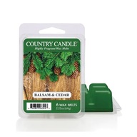 Vosk Country Candle s vôňou balzamu a cédra