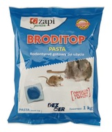 SILNÝ jed na potkany BRODITOP pasta 1 kg