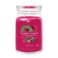 Sparkling Winterberry - Yankee Candle Signature - veľká sviečka s dvoma knôtmi