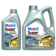 MOBIL SUPER 3000 X1 MOTOROVÝ OLEJ 5W30 FE 4L + 1L