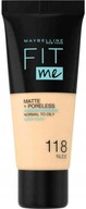 MAYBELLINE FIT ME 118 make-up na tvár