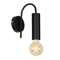 LOFT MODERNÁ ČIERNA NÁSTENNÁ LAMPA, KOV