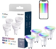 Yeelight W1 Smart LED žiarovka GU10 RGB 4ks