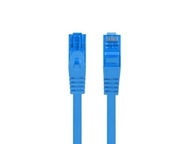 Patchcord Lanberg S/FTP kat.6A 10m LSZH CCA náhoda prešiel modrý