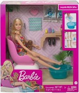 BÁBIE BARBIE SPA SALÓN MANI PEDI MATTEL GHN01