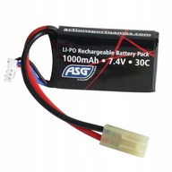 Batéria ASG Li-Po 7,4V 1000 mAh 30C