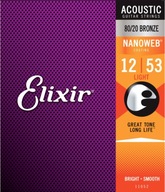 ELIXIR 11052 NW - struny pre akustickú gitaru 12-53