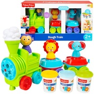 Fisher Price Vláčik na cesto 3 farby ZA3619