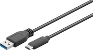 USB-C - USB-A 3.0 kábel Black 3m Goobay