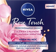 NIVEA Rose Touch nočný krém proti vráskam