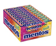 MENTOS OVOCNÉ KVAPKY ŽUVACIE CUKRINKY 38 g 40 ks