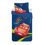 POSTEĽNE PRE DETI Cars Lightning McQueen vankúš + perina 140x200 cm