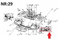 KLUB ZADNÉHO SVETLA P Sym QuadLander 300 OEM!