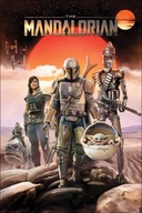 Star Wars The Mandalorian Heroes - plagát