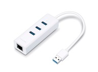 Sieťová karta TP-Link UE330 Ethernet HUB USB 3.0