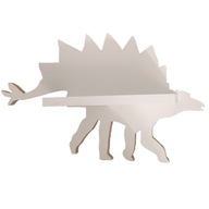 Polička Dino Stegosaurus pre deti, dekorácia dinosaura