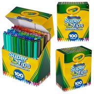 Crayola Supertips fixy, fixy, fixky 100 kusov, umývateľné Farbenie