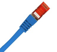 Patch-cord F/UTP kat.6 0,25m modrý ALANTEC x20