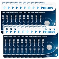 20 x PHILIPS CR1620 3V lítiová gombíková batéria