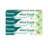 Himalaya Mint Fresh Herbal Zubná pasta Gél Fresh Breath 75 ml, 3 ks