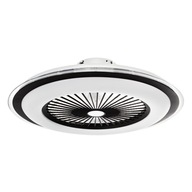 LED stropné svietidlo ZONDA BLACK 48W s ventilátorom