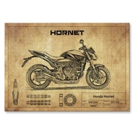 Kovový plagát Honda Hornet Gift L