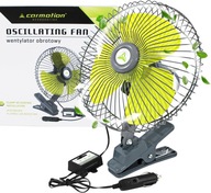 VENTILÁTOR AUTO VENTILÁTOR OTOČNÝ KLIP 12V