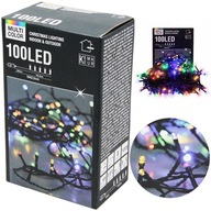 Vianočné osvetlenie LAMPY 100 led farebné